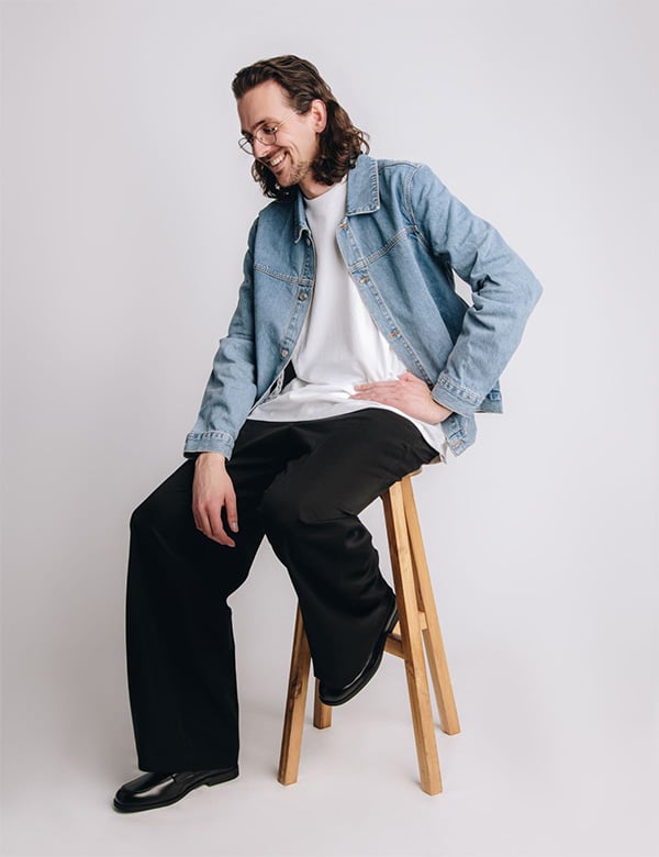 Mannelijk model Justin P.