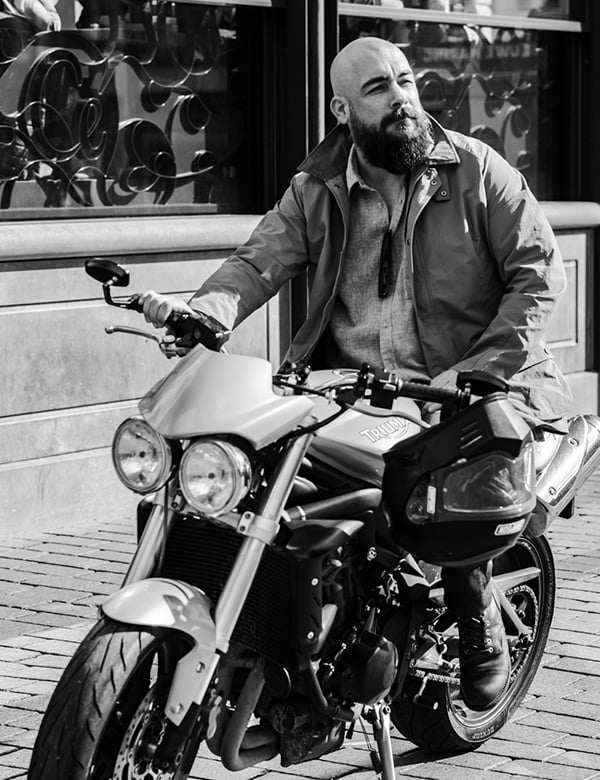 mannelijk model met bruine baard Daan H.
