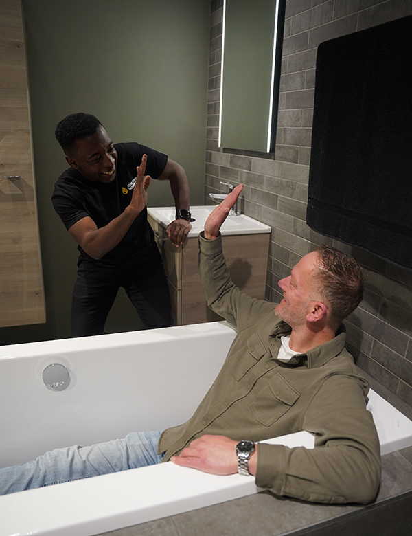 Mannelijk model met zwart haar Carlo J.