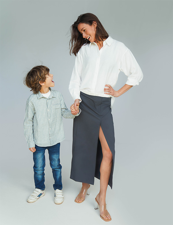 Modellen gezin familie Kooijman